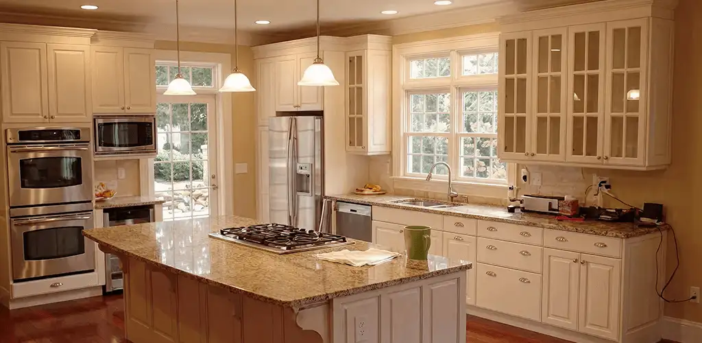 Custom cabinet door installation and kitchen upgrade in Sterling Heights, MI