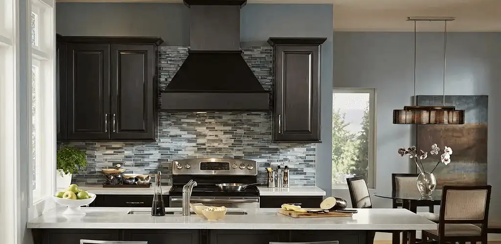 Kitchen cabinet painting and refinishing in a modern kitchen in Sterling Heights, MI